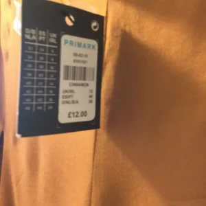 Ladies tan cotton wide-leg trousers - Image 2