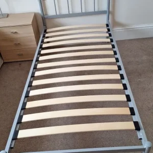 Grey Metal Single Bed Frame – As Good As New