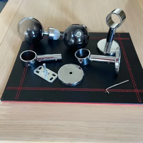 Curtain Pole, Finials & All Fixings