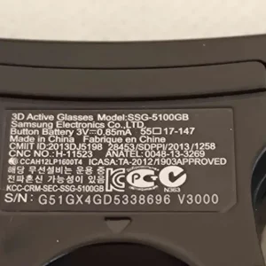 Samsung SSG-5100GB 3D Active Shutter Glasses - Image 3