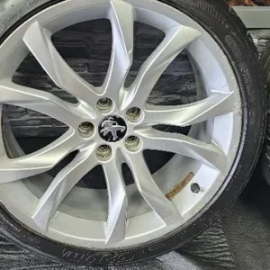 Peugeot 19 inch alloy wheels with 4 tyres - Image 5