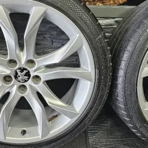 Peugeot 19 inch alloy wheels with 4 tyres - Image 7