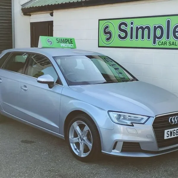 2018 Audi A3 1.5 TFSI Sportback with Black Leather Interior
