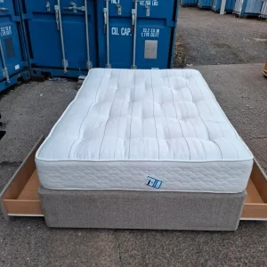 Double divan bed and mattress - Image 3
