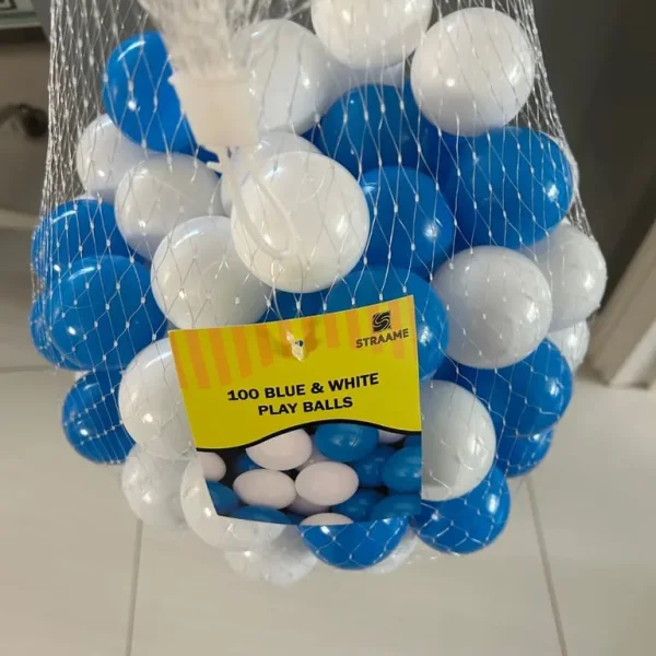 100 Blue & White Play Balls