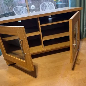 TV Glazed Shelved Unit - Image 2