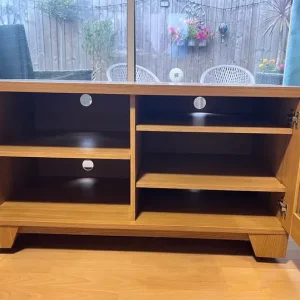 TV Glazed Shelved Unit - Image 3