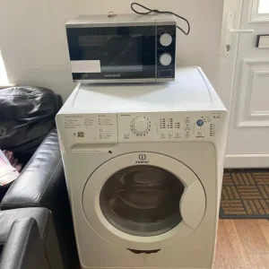 2 sofas washing machine and microwave - Image 5