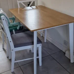 Dining set table and 4 chairs - Image 2
