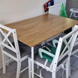 Dining set table and 4 chairs