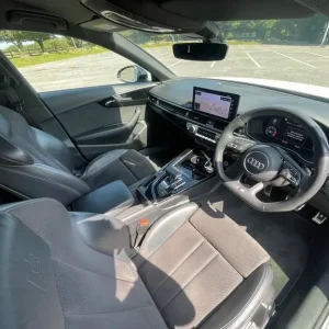 Audi A4 35 TDI Black Edition Estate Auto – White, diesel, 2019 - Image 4