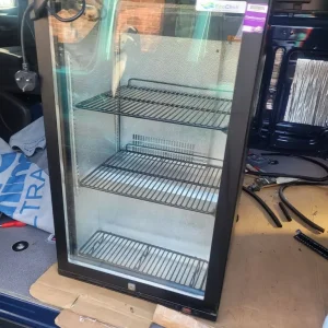 Bar fridge for garage or summer house cafe