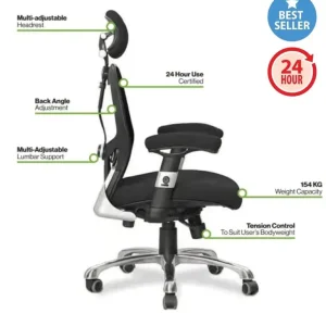 Nautilus Ergo Luxury Mesh 24 Hour Executive Chair - Image 2