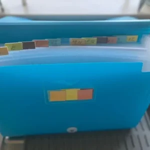 EXPANDING FILES (POLYSTYRENE) A4 size x 9 pieces - Image 2