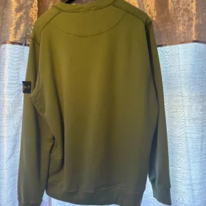 Stone Island green khaki jumper - Image 3