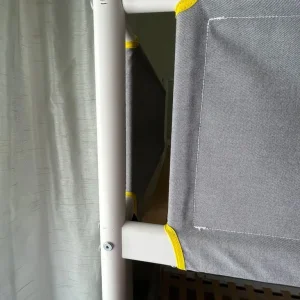 Ikea VITVAL Bunk bed frame, white/light grey, 90x200 cm - Image 4