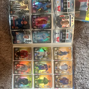 Topps Match Attax 21/22 and 22/23 books with Premier League Panini and extra card piles - Image 7
