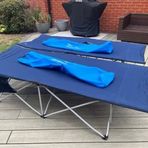 2 x Higear folding camp beds - Image 3