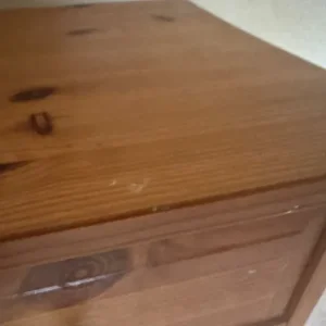 Two IKEA Leksvik Pine Bedside Tables - Image 8