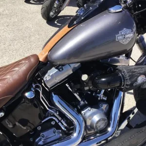 2016 Harley-Davidson Softail Slim FLS Custom Brown Leather Seats - Image 4