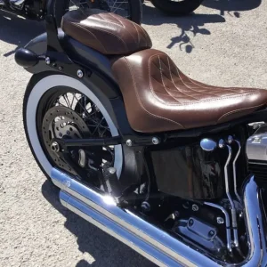 2016 Harley-Davidson Softail Slim FLS Custom Brown Leather Seats - Image 5