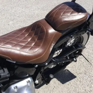 2016 Harley-Davidson Softail Slim FLS Custom Brown Leather Seats - Image 7