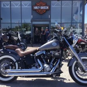 2016 Harley-Davidson Softail Slim FLS Custom Brown Leather Seats