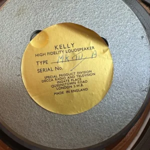 Decca Ribbon Tweeter - Decca Kelly Kardioid Speakers drivers in excellent condition - Image 6