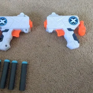 2 mini x-shot nerf blasters