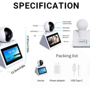 Camera, 4MP Two-Way Video & Voice with 4.3-Inch Screen - Image 7