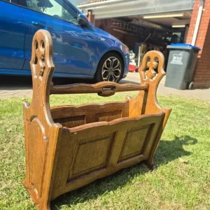 Jaycee Oak Magazine Rack