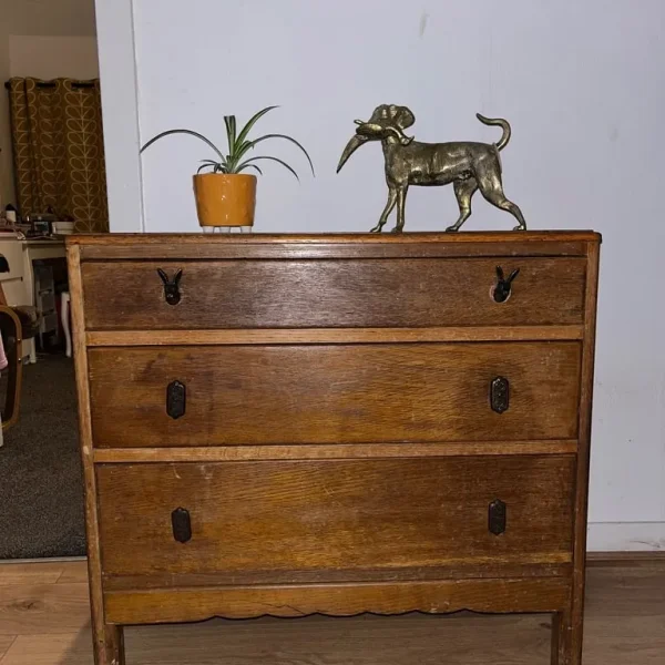 Solid Wood Brown Chest of Drawers