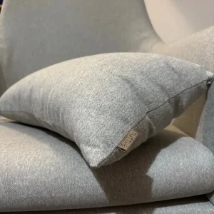 Tutti Bambini Oscar Rocking Nursing Chair Pebble Grey with Back Support Cushion - Image 7