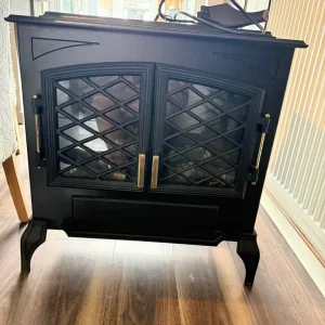 Wrought Iron Electric Fireplace - Image 2