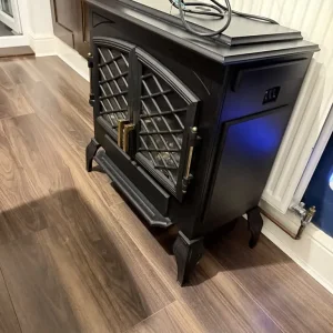 Wrought Iron Electric Fireplace