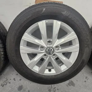 16" 5x120 Genuine VW T5 T6 Alloy Wheels with Hankook Tyres - Image 3