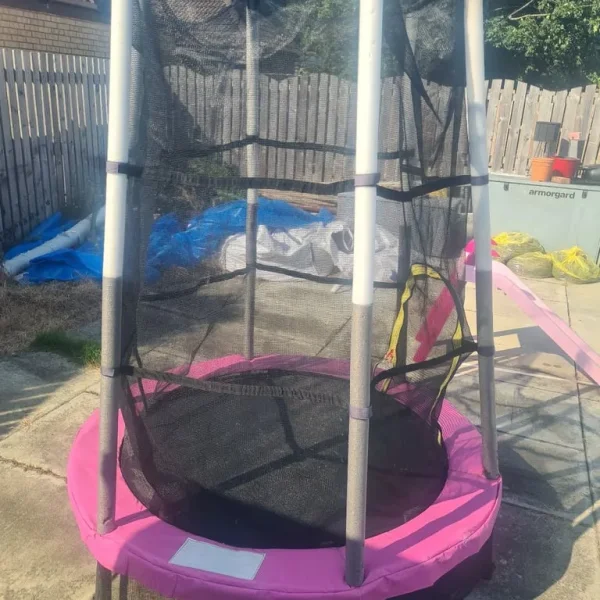 Kids trampoline and slide