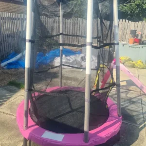 Kids trampoline and slide