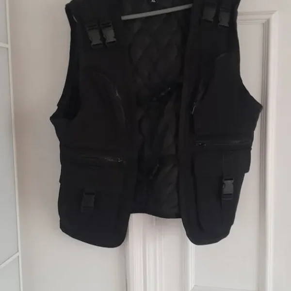 Men's Black Outerwear Vest