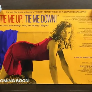 Film Poster 'Tie Me Up Tie Me Down' Original Vintage Cinema Poster
