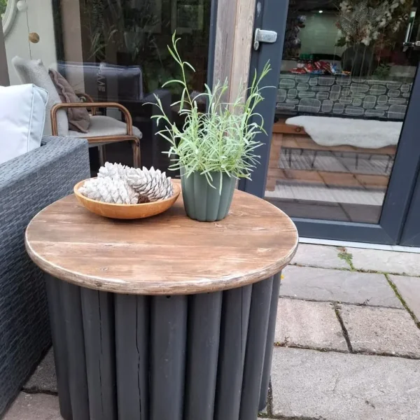 Garden wooden coffee table