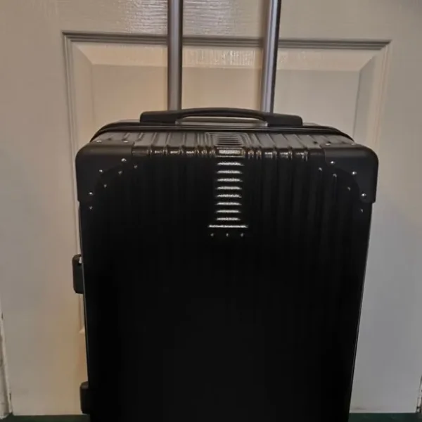 20' black suitcase