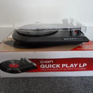 ION Turntable Record Player Plays 33/45/78 speeds