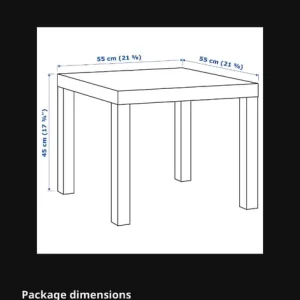 IKEA table in black - Image 3