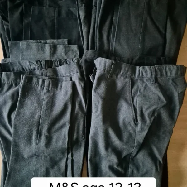 Age 12-13 M&S grey/charcoal/black shorts and trousers bundle