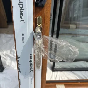 Wood Effect UPVC Windows – 2 Pieces, Double Glazed - Image 2