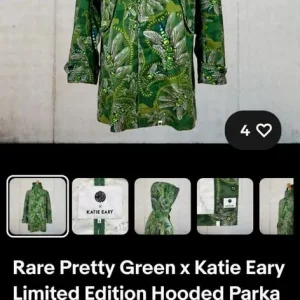 Pretty green dragonfly parka and vintage genuine quicksilver jacket - Image 7