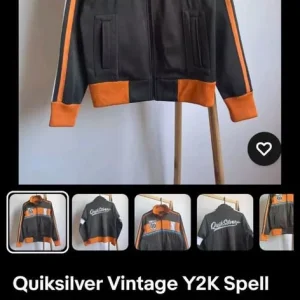 Pretty green dragonfly parka and vintage genuine quicksilver jacket - Image 8