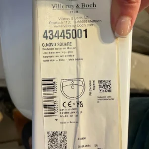 Villeroy and Boch O.novo Handwash Basin – 4 pieces in a joblot - Image 2