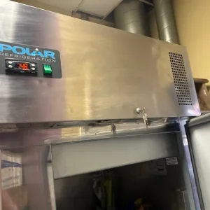 Polar upright double fridge stainless steel - Image 2